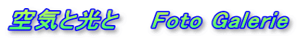 空気と光と　　Foto Galerie
